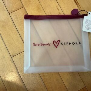 NWT Sephora x rare beauty makeup pouch